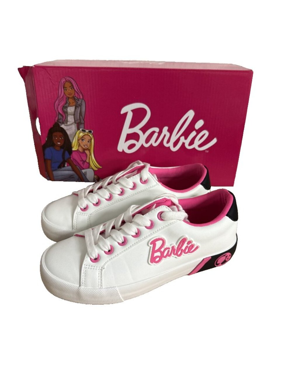 WOMEN’S BARBIE SNEAKERS By MATTEL - Size 5 - CLEAN - Hard to Find